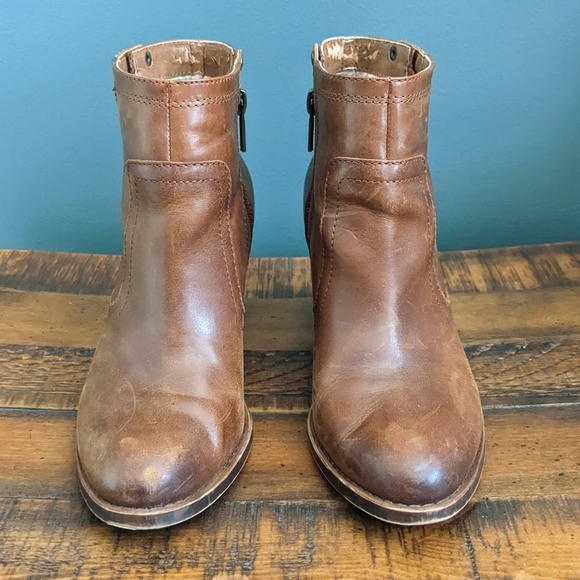 fossil leather ankle boots 7.5 - Picture 5 of 7